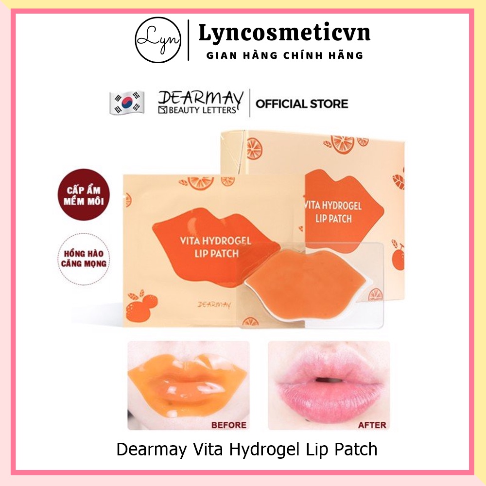 Mặt nạ môi Dearmay Vita hydrogel lip patch
