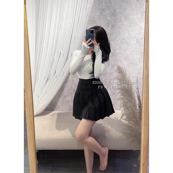 [Siêu Hot] Áo Len Xỏ Ngón Boddy Trơn Cổ Tròn 4 Màu, Áo Len Dáng Ôm Có Ảnh Thật Kèm Video | BigBuy360 - bigbuy360.vn