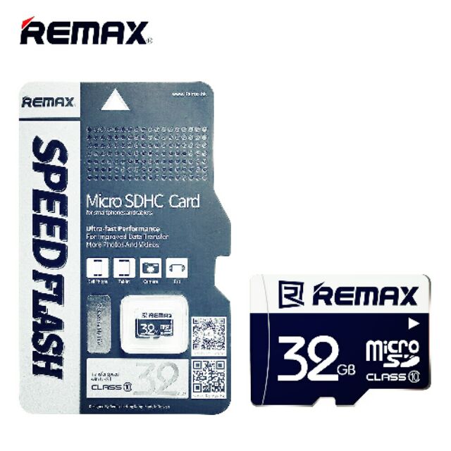 THẺ NHỚ 32GB Chuyên Dành Cho Camera Và Điện Thoại, Hàng Chính Hãng Remax MicroSD Class10