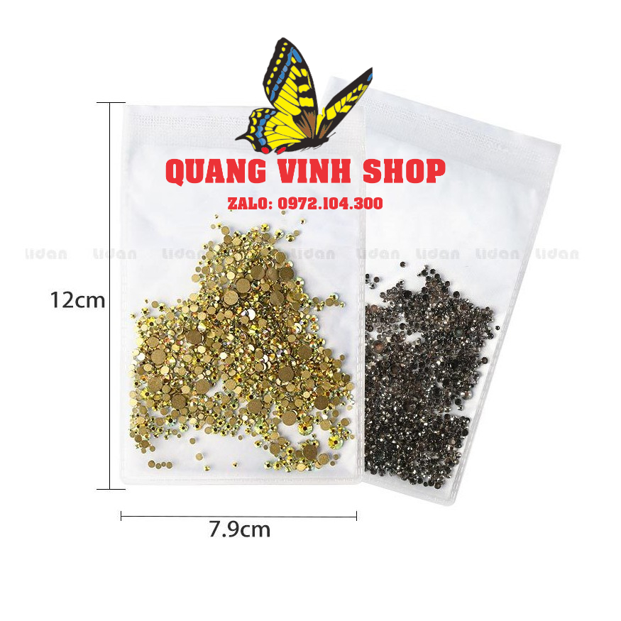 Đá nail đủ size 1440 viên lidan