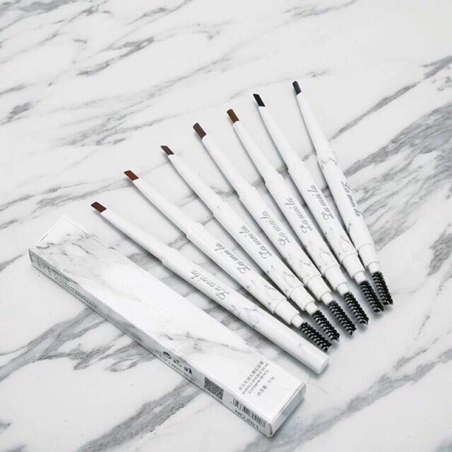Chì kẻ mày 💖FREESHIP💖 Chì kẻ mày 2 đầu Lameila Nội địa Trung Vỏ trắng | BigBuy360 - bigbuy360.vn