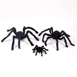 Nhện đen trang trí Halloween nhiều size