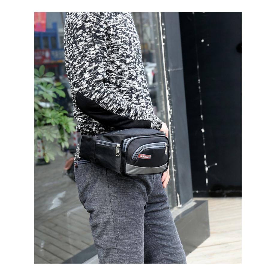 Túi đeo hông , Túi đeo bụng , túi đeo ngang bụng thể thao , túi bao tử chống thấm nước 6 ngăn tiện dụng V-Star | BigBuy360 - bigbuy360.vn