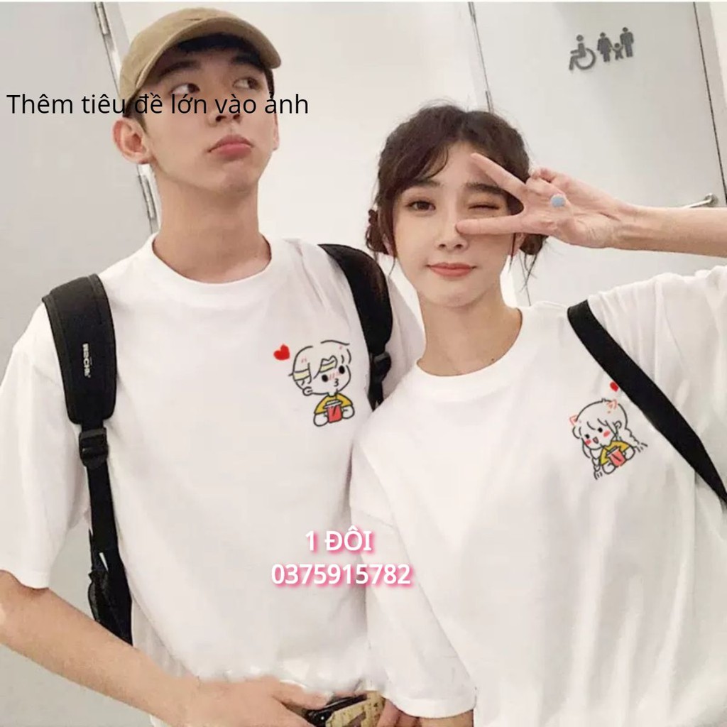 áo đôi nam nữ đa dạng mẫu