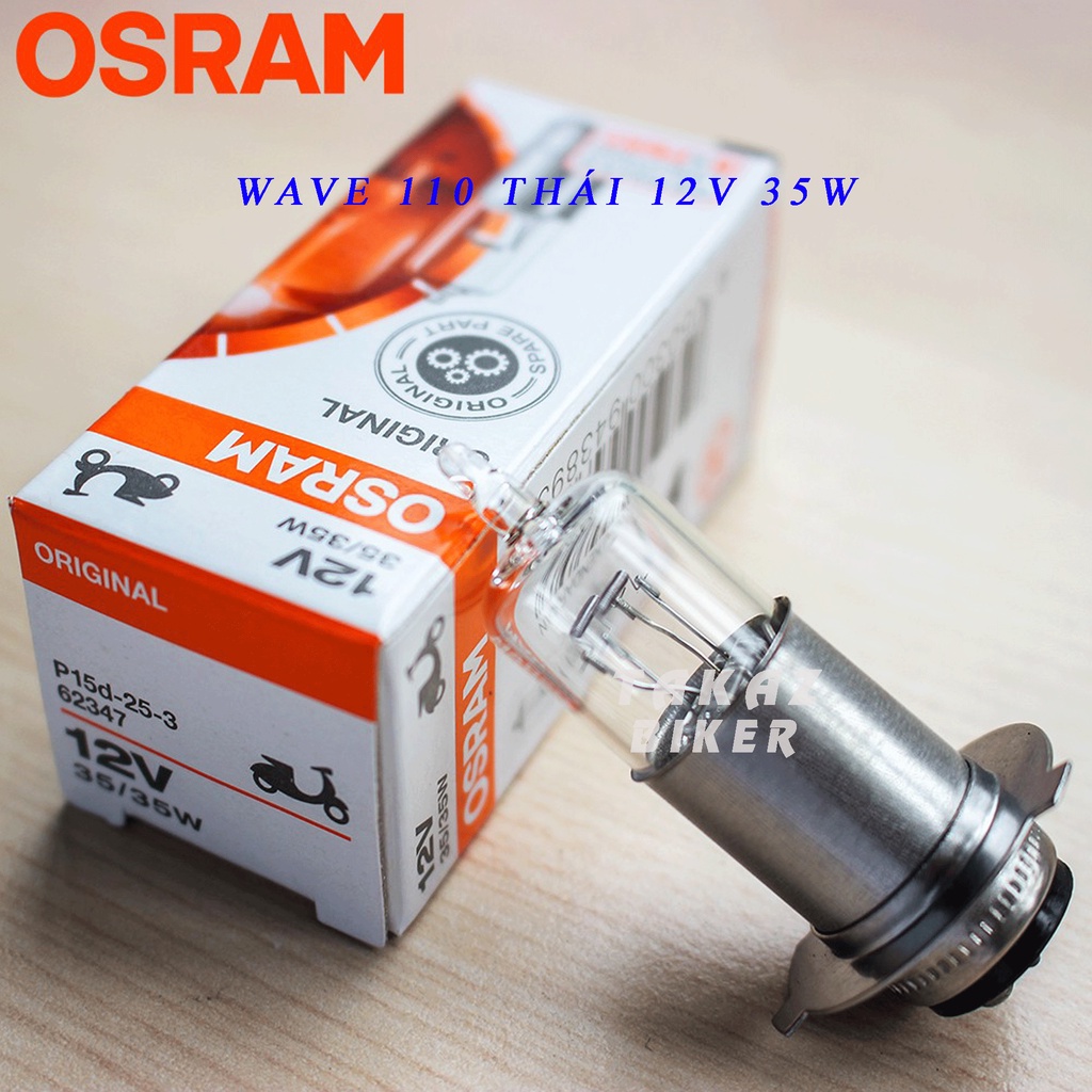 [ M5-T19 35W-  WAVE THÁI ] Bóng đèn HALOGEN OSRAM T19 (M5) Wave 110 Thái (62347)
