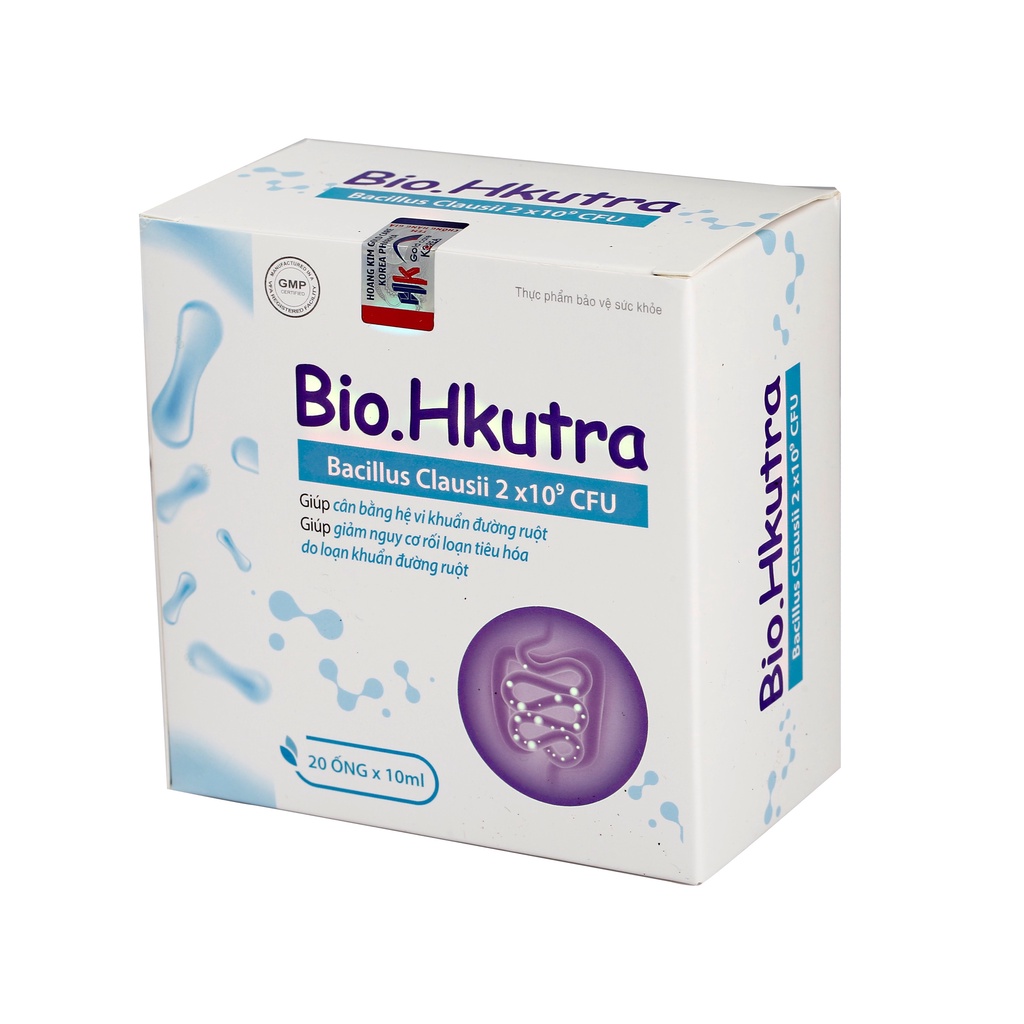 20 ỐNG HỖ TRỢ TIÊU HÓA BIO HKUTRA CHÍNH HÃNG