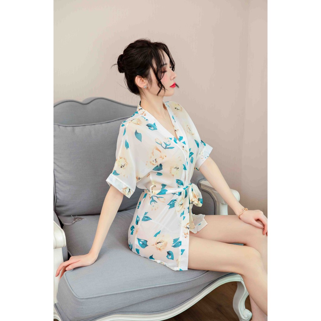 Đầm ngủ choàng cao cấp sang chảnh L270
