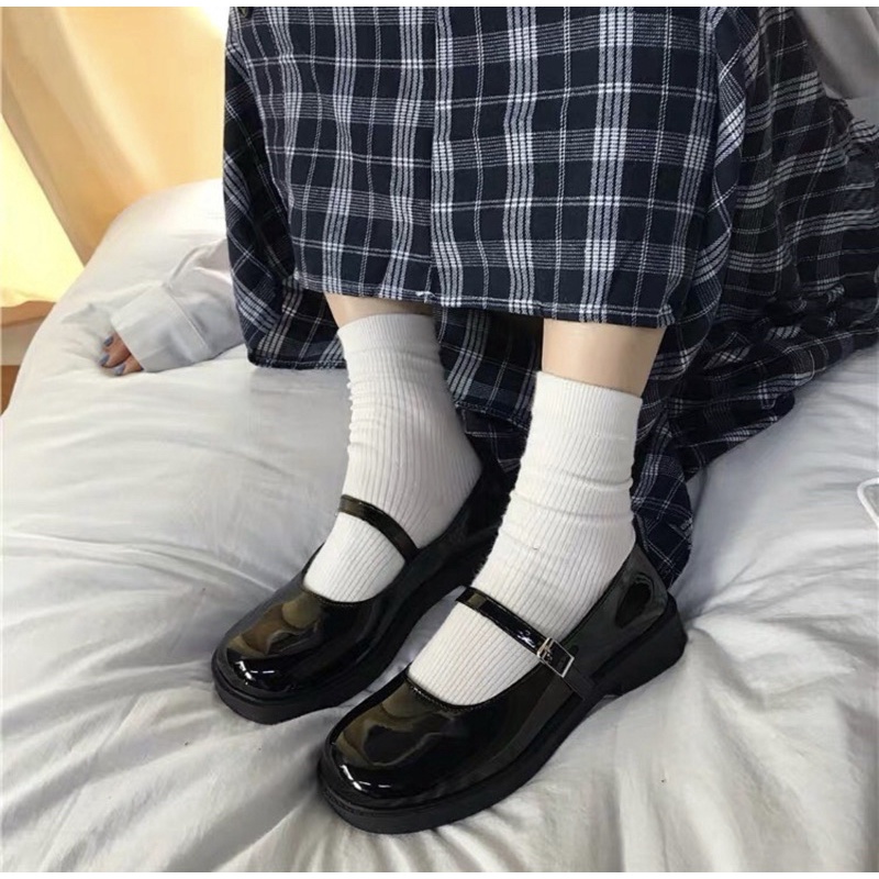 Giày búp bê có quai vintage Mary Jane Yannie Lolita