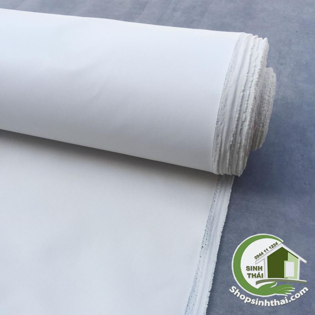 Vải bố PVC màu kem - vải may balo túi xách [ 1m x khổ 1,55m ]