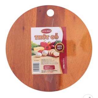 Thớt Gỗ TRÒN Lotte Mart