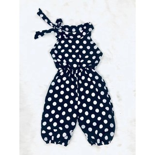 [Hàng Việt] Jumpsuit Bộ Liền Thân Alibaba Chấm Bi Cho Bé