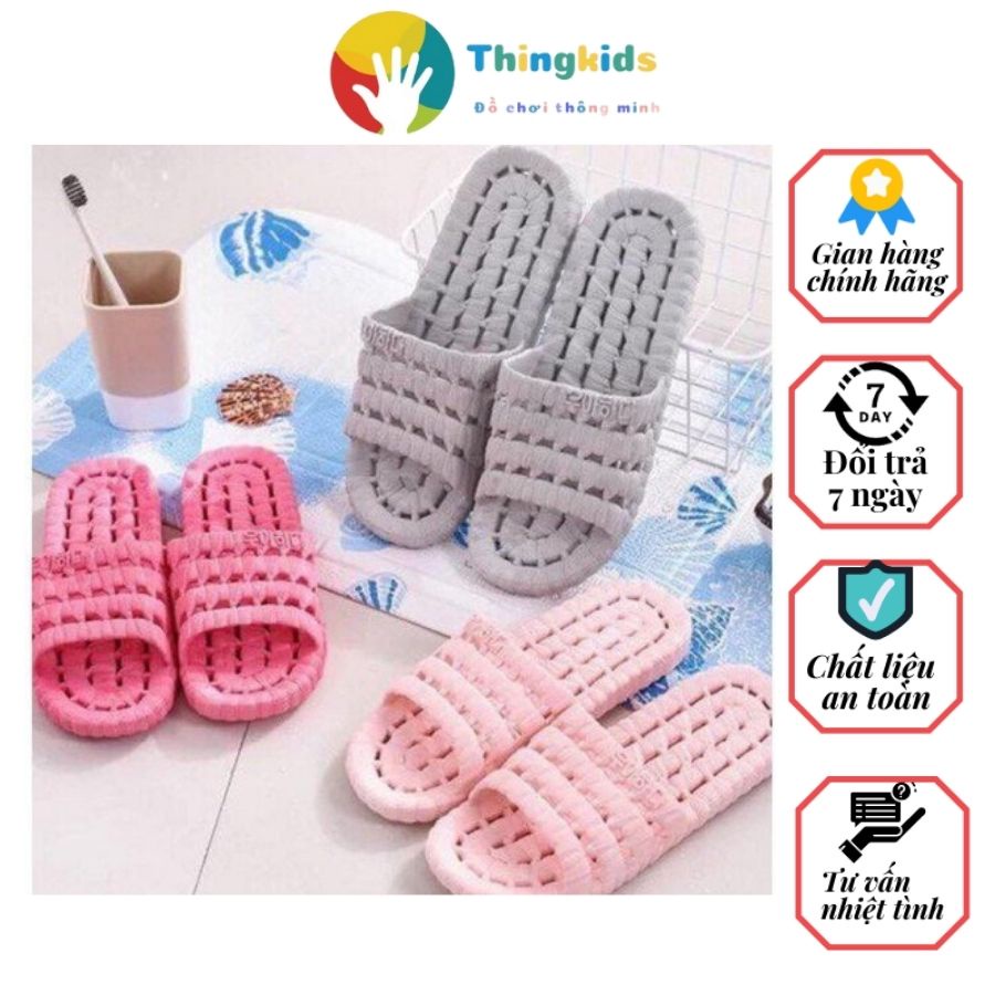 Dép Xốp Dẻo Êm Mềm Đi Trong Nhà + Kèm Ảnh Thật - Thingkids