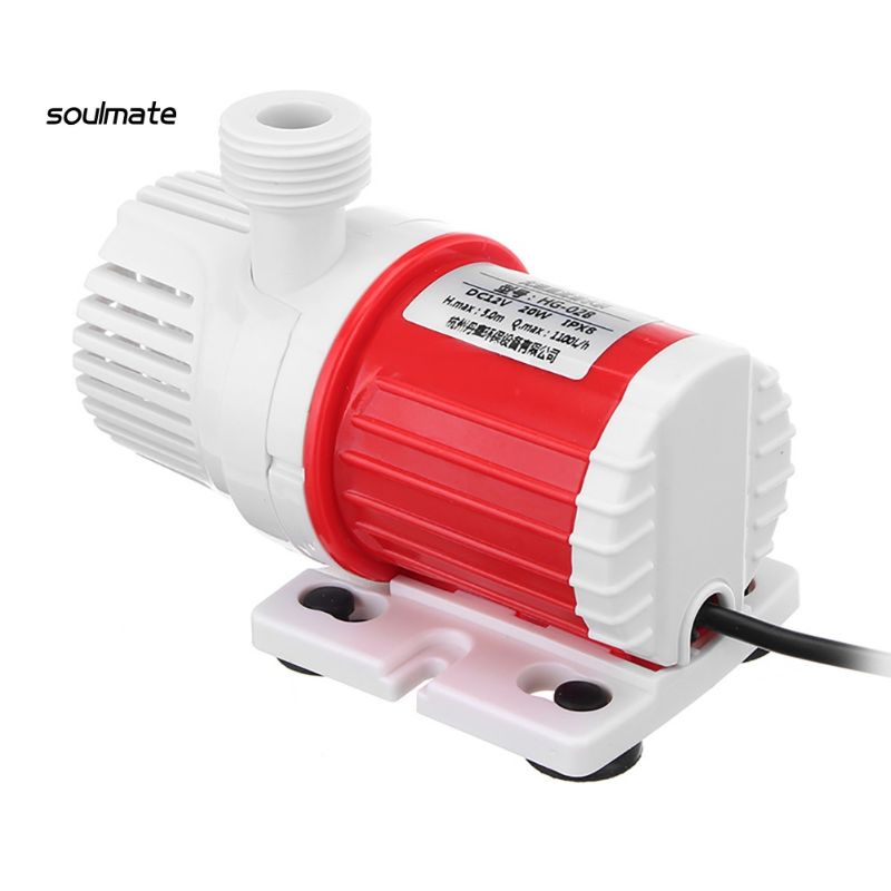 Bơm bể cá 12v chìm (đã gồm nguồn 12v5A), êm ái, bền bỉ, không lo giật điện
