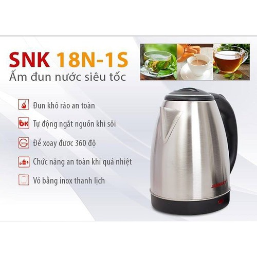 Ấm siêu tốc SANAKY  chính hãng siêu rẻ