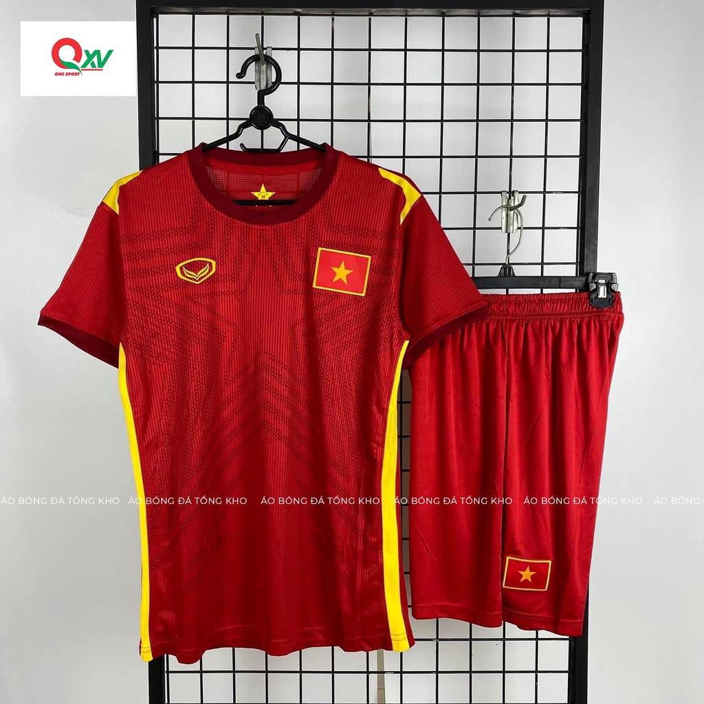 Áo đá bóng đá banh đội tuyển Việt Nam vải cao cấp nhiều mẫu -aobongda999.vn