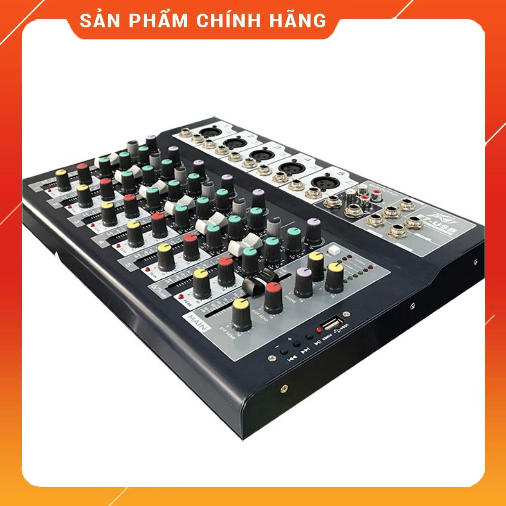 [KHUYẾN MÃI 10%]  Mixer bàn mini PEAVEY F7 USB - BLUETOOTH - hàng chất lượng, giá tốt nhất TQ