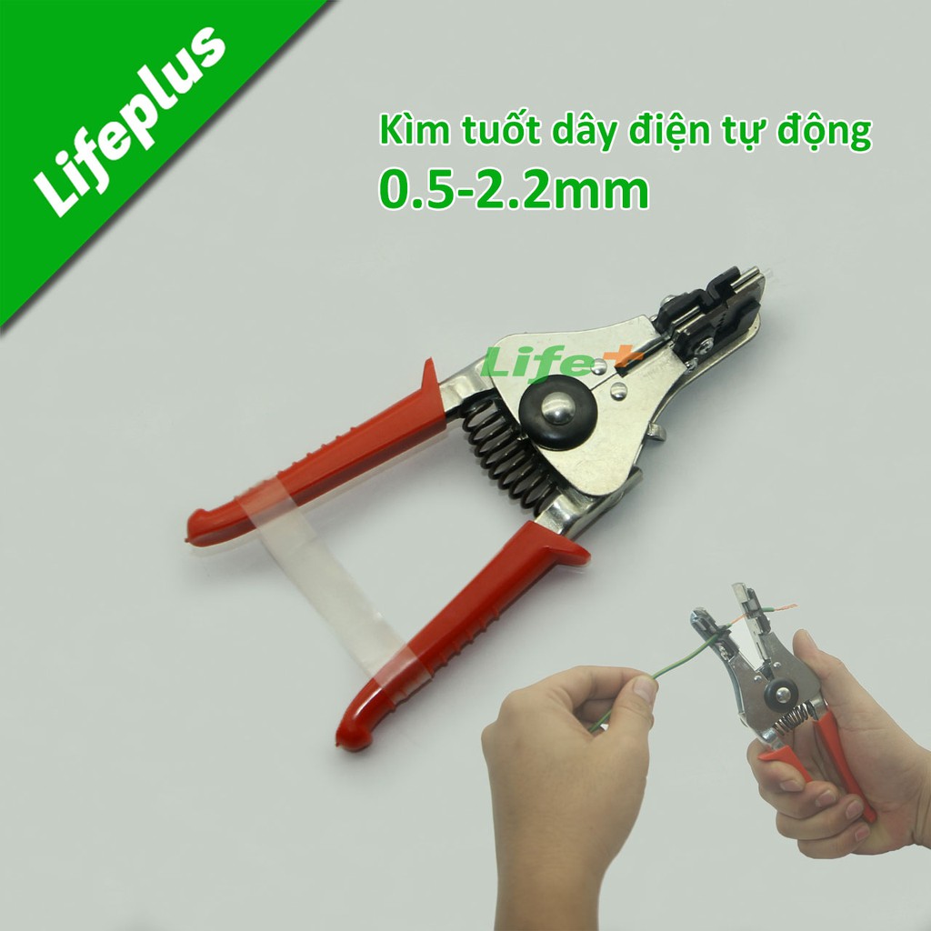 Kìm tuốt dây điện tự động lõi 0.5-2.2mm