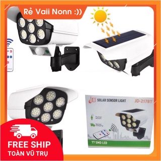 Đèn LED năng lượng mặt trời kiểu giả camera chống trộm, tự động bật tắt |Uytin