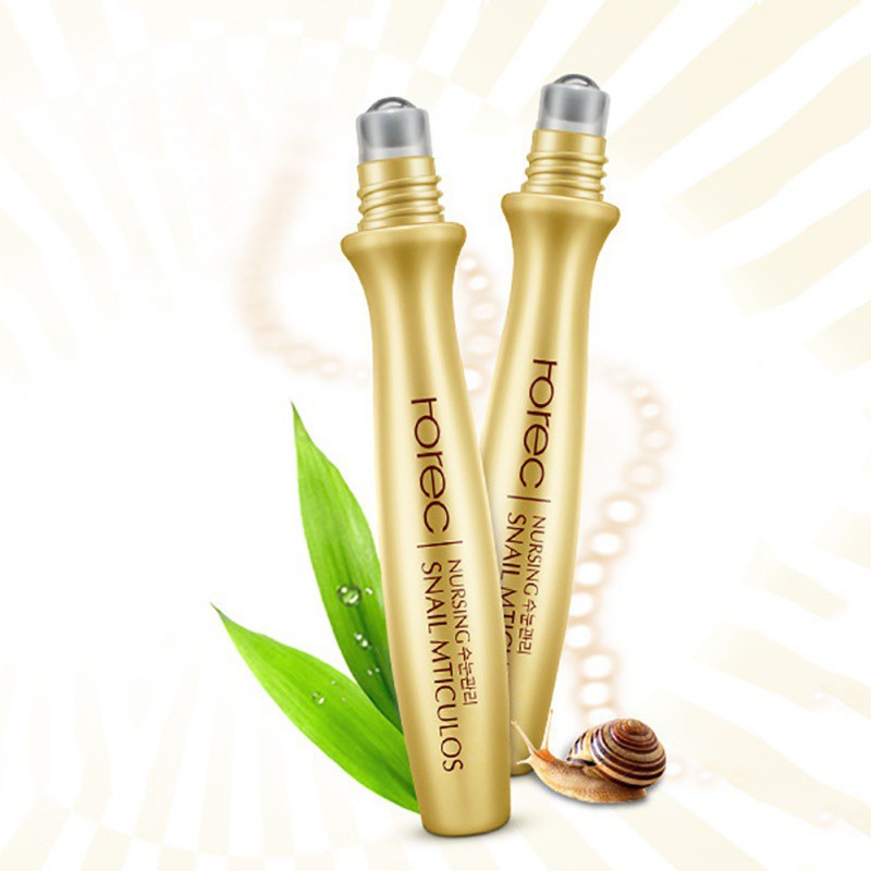 Kem gel ốc sên dưỡng mắt ROREC chống nếp nhăn tiện dụng