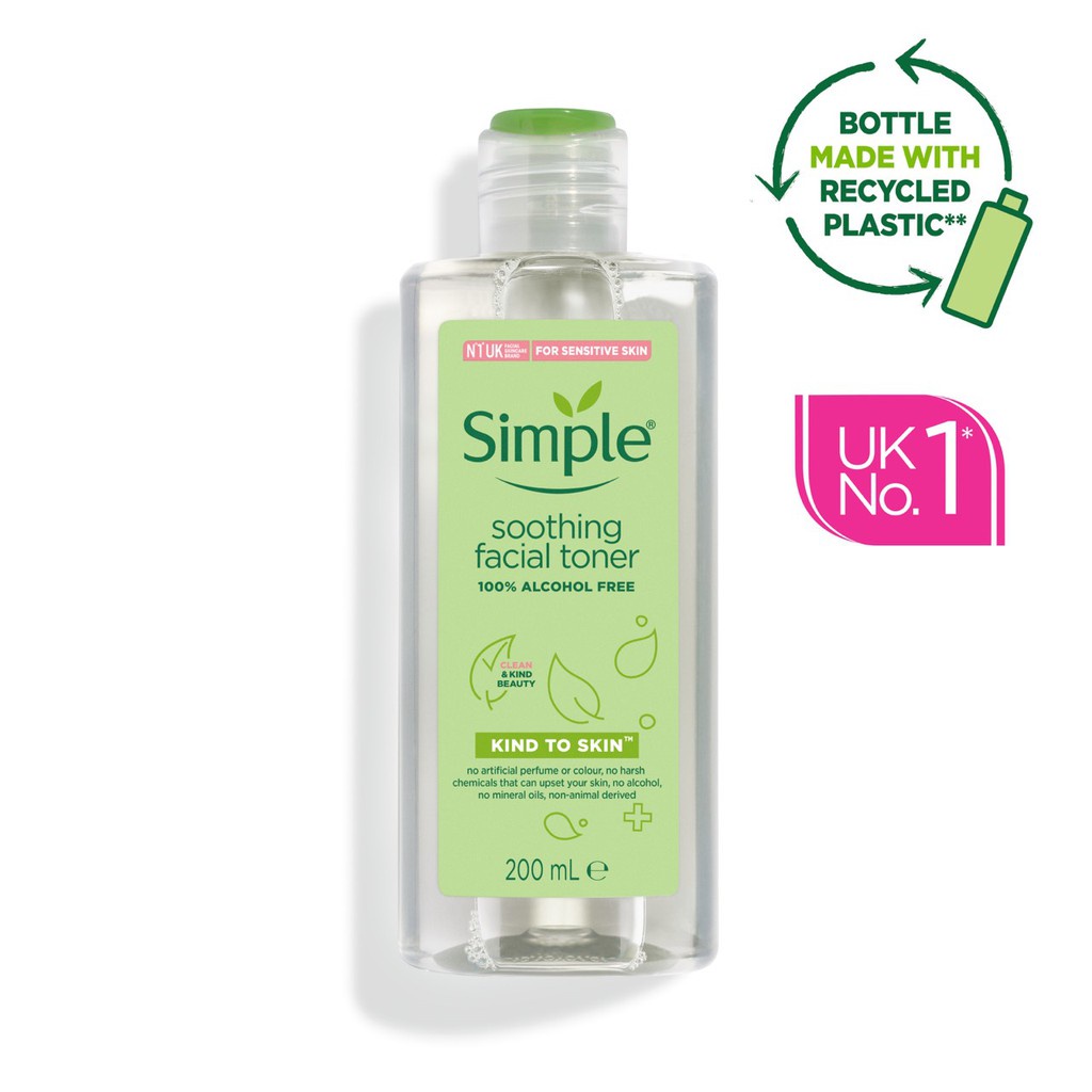 Nước Hoa Hồng Simple Soothing Facial Toner