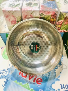 Rổ inox  (24cm-30cm)