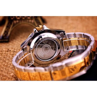 Đồng hồ nam Tevise dây inox đặc automatic