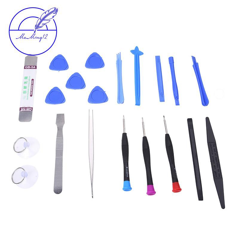 20 in 1  Repair Tools Kit Spudger Pry Opening Tool Screwdriver Set for iPhone iPad Samsung