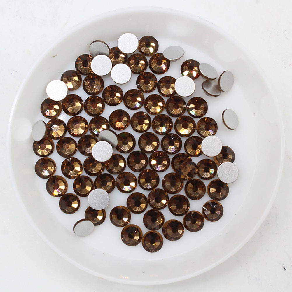 Hộp 12 ô đá và kim tuyến trang trí móng nghệ thuật 3D