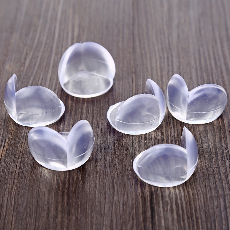 Set 10 miếng silicone trong suốt bọc góc bàn bảo vệ bé an toàn