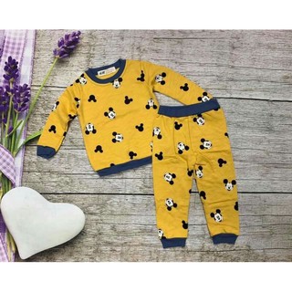 combo 2 bộ nỉ cho bé vải xuất dư
