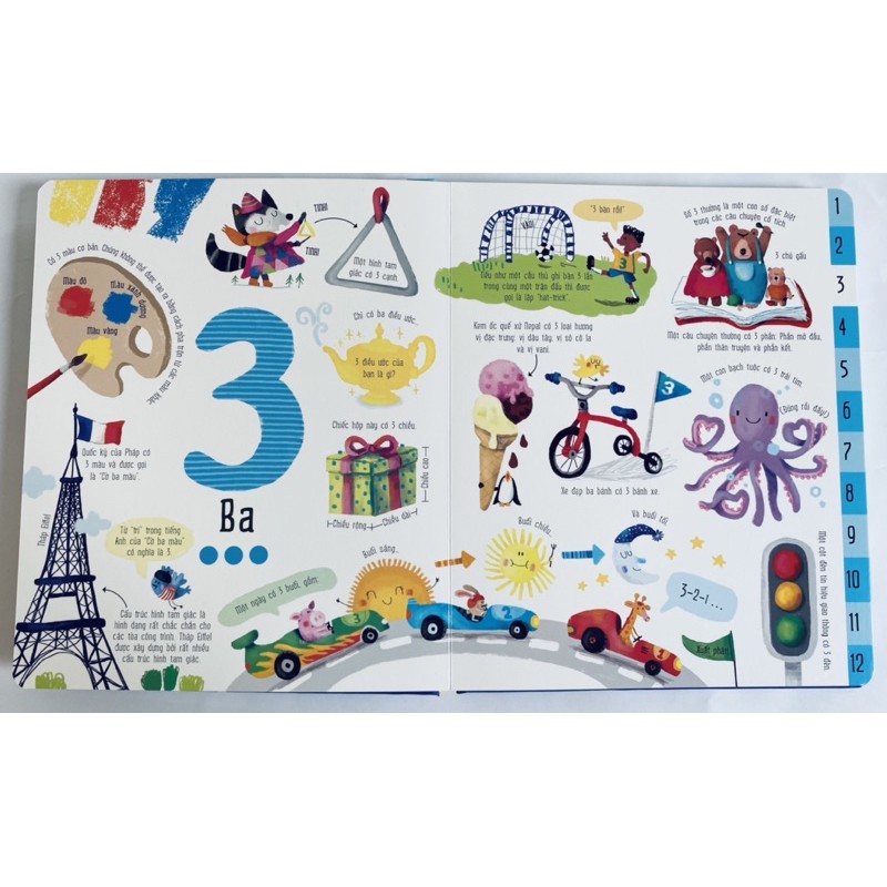 Sách - Big Book of numbers - Cuốn sách khổng lồ về các con số