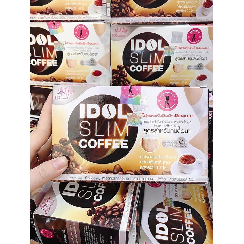 Combo 5 hop Cà phê giảm cân Idol Slim Coffee Thái Lan