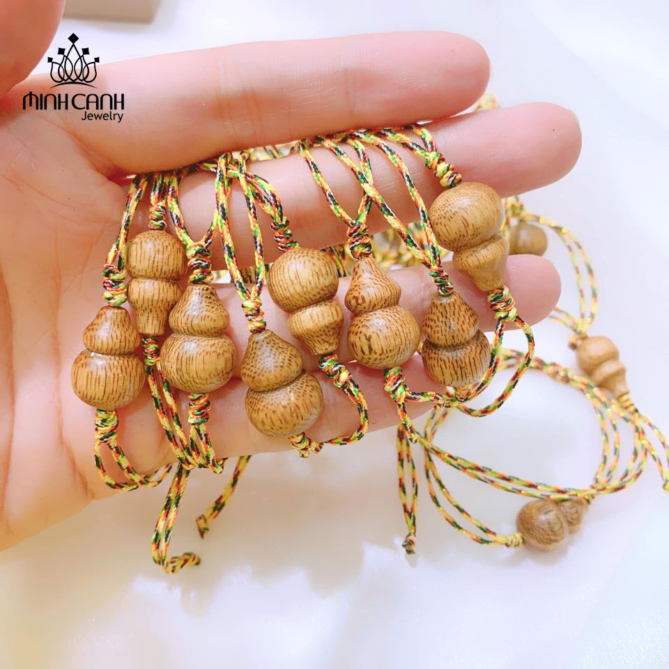 Lắc Tay Hồ Lô Trầm Tốc Chỉ Ngũ Sắc - Minh Canh Jewelry