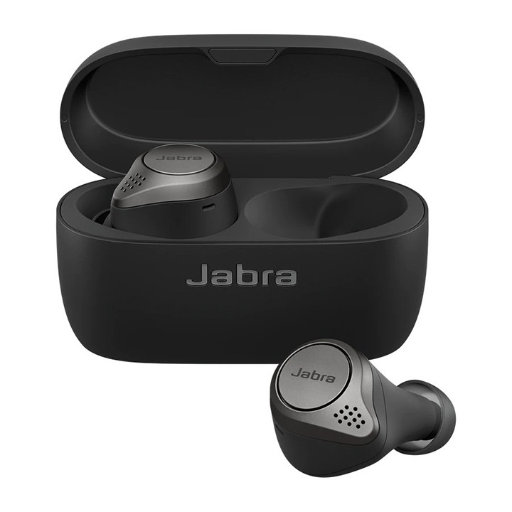 Tai nghe Thể thao Bluetooth Jabra Elite 75t - Sạc không dây chuẩn Qi - Hàng chính hãng