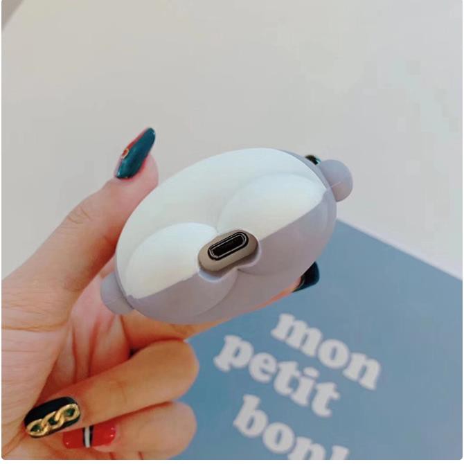 Vỏ bảo vệ bao đựng tai nghe airpod 1/2 bluetooth i12 i12 tws  - case Case [ M1-4 ] M7: Bé Mập Cute TPHCM