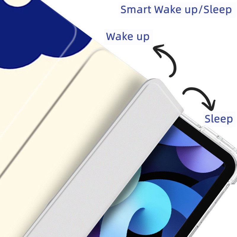 Dllencase Bao Da Máy Tính Bảng Kèm Ngăn Đựng Bút Cho Compatible For iPad 2021 Pro 11 2019 2020 10.2 7/8th Generation 2018 9.7 5/6th Mini 4 5 Air 4 10.5 10.9 A278