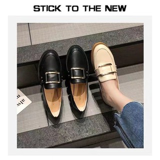 Giày Oxford nữ mũi tròn