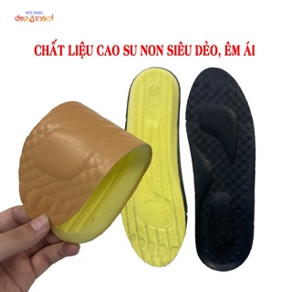 Lót giày nam cao su non chống rộng cao cấp, êm chân và thoáng khí giúp tăng chiều cao DEPVASHOCK