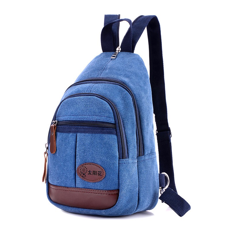Balo hai quai vải bố mini