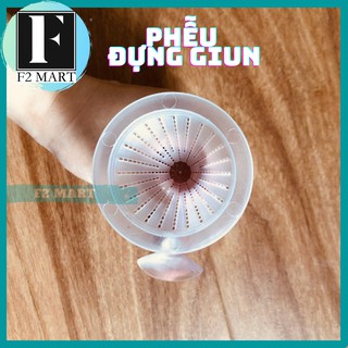 Phễu Nhựa Đựng Giun, Trùn Chỉ(gồm hít kính)