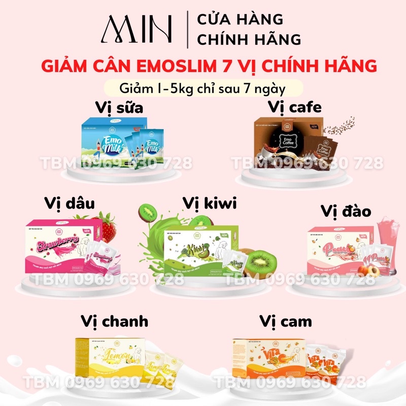 Emoslim giảm cân trái cây Emodetox/ giam can, giam mo