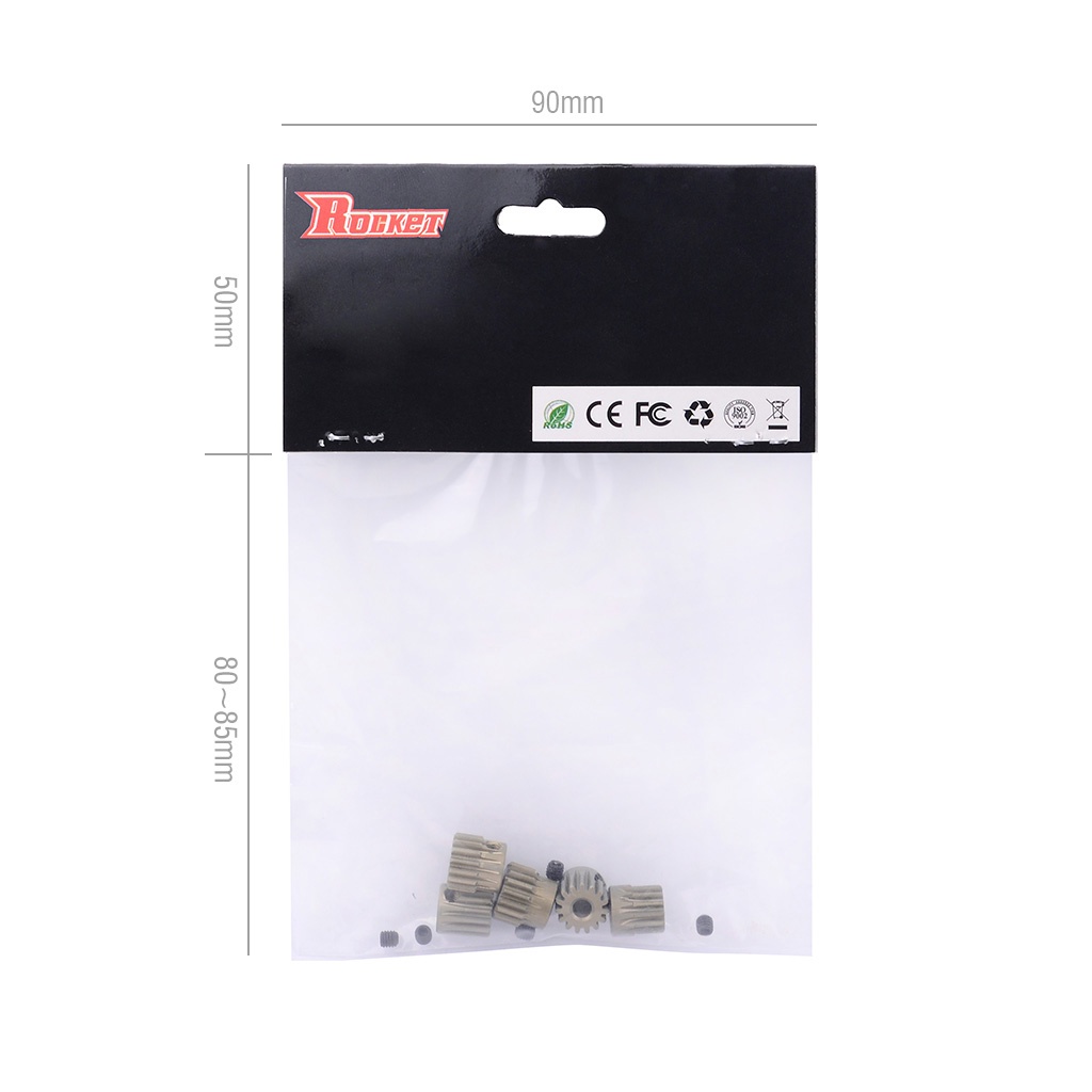 Bộ 2 Bánh Răng Động Cơ Pin 48DP 3.175mm 13T-15T 16T-18T 19T-21T 22T-24T 25T-27T 28T-30T 31T-33T 34T-36T 37T-39T 40T-42T 43T-48T