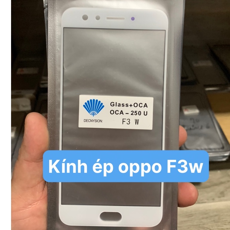 Kính ép màn hình liền keo oppo F3w