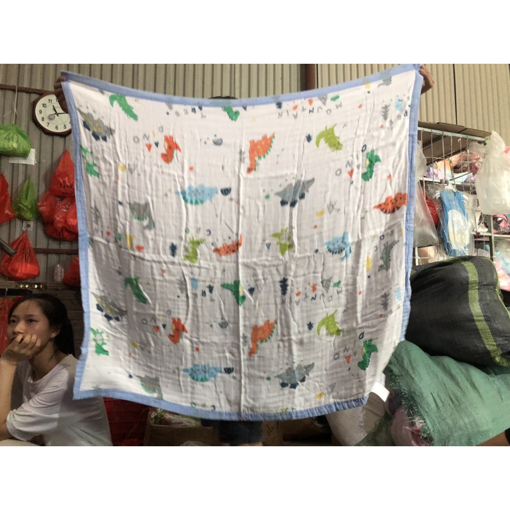 [Sale] Chăn sợi tre Aden 4 lớp kích thước 110 x 120cm