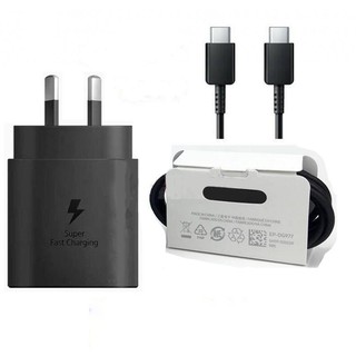 Bộ sạc nhanh Samsung 25W Note 10 Note 20 S10 S10 Plus S20 S20+ S20 Ultra - Bộ sạc nhanh chân Type C | BH 12 Tháng