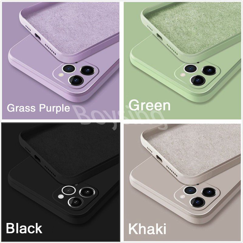 Ốp Điện Thoại Silicon Dẻo Vuông Cho Huawei P20 P30 Lite Pro nova 3E 4E