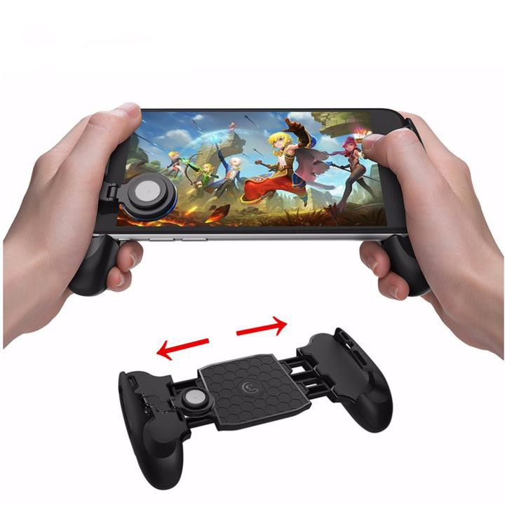 Tay cầm chơi game kèm 2 joystick ( liên quân, #,rules of sur... )