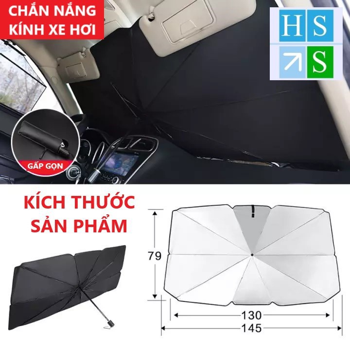 Ô DÙ CHẮN NẮNG KÍNH LÁI Ô TÔ xe hơi bảo vệ nội thất chống tia UV giảm nhiệt độ xe hiệu quả và tiện dụng -HS Shop Thủ Đức