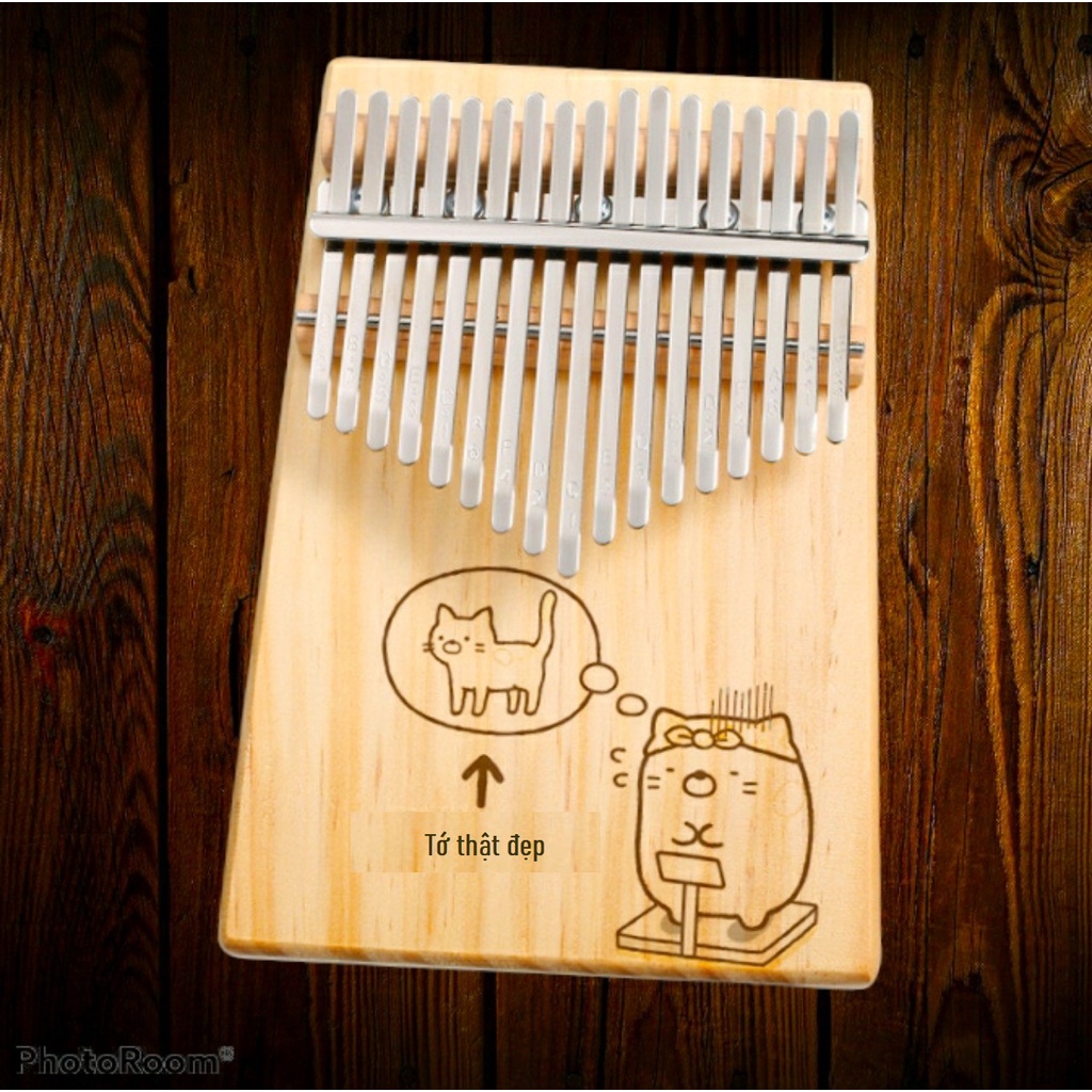 Đàn kalimba gỗ gecko Leaf Music- LM001S Hàng chính hãng