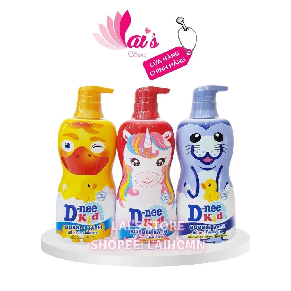 Sữa Tắm Gội Cho Bé Dnee Kid Hình Thú Thái Lan, Thành Phần Tự Nhiên, An Toàn Cho Bé Chính Hãng - LAI'S STORE